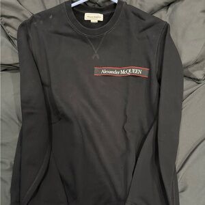 Alexander McQueen Black Logo Sweatshirt